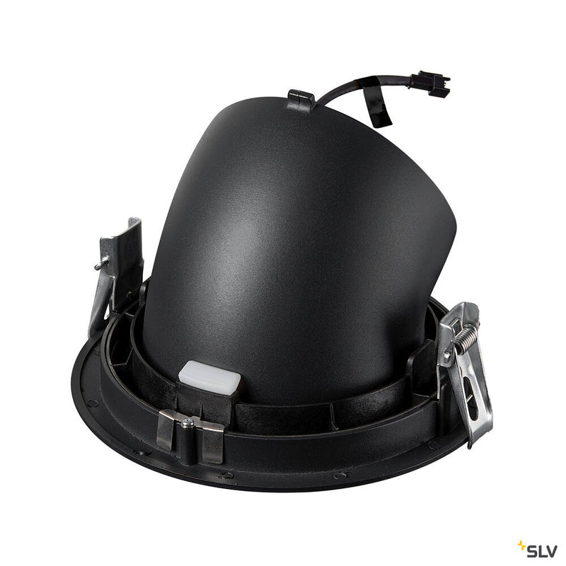 SLV 1009907 NUMINOS® GIMBLE XL, Recessed ceiling light, 4000 K, 55°, black / white