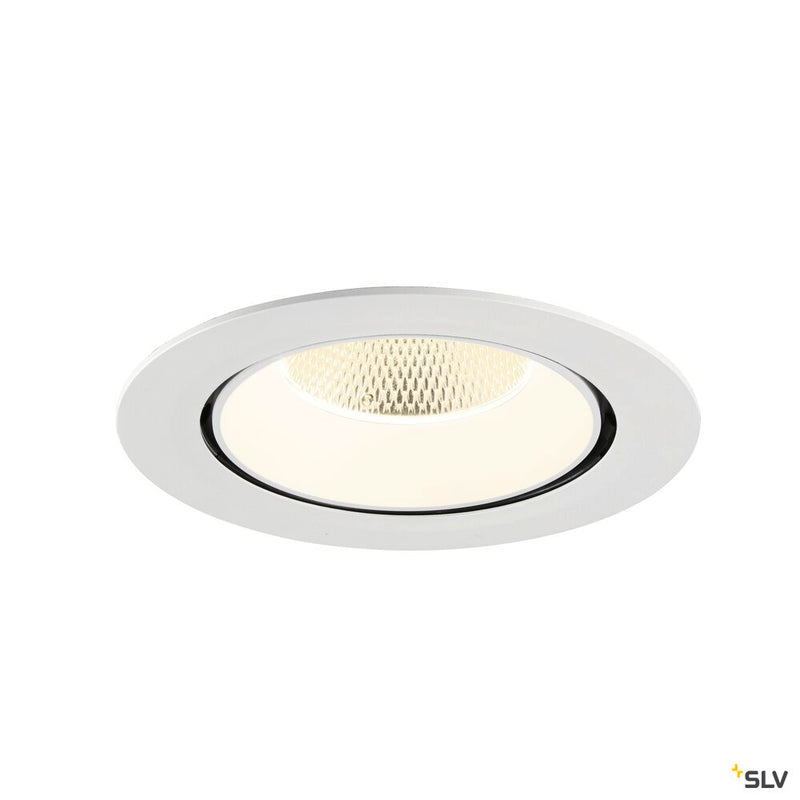 SLV 1009910 NUMINOS® GIMBLE XL, Recessed ceiling light, 4000 K, 20°, white