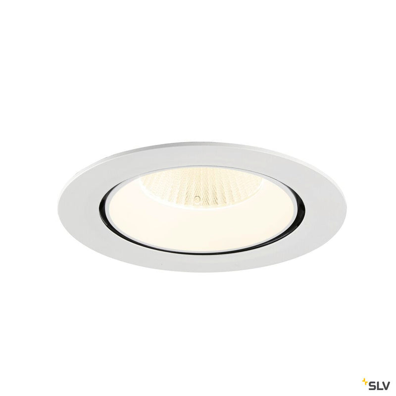 SLV 1009913 NUMINOS® GIMBLE XL, Recessed ceiling light, 4000 K, 40°, white