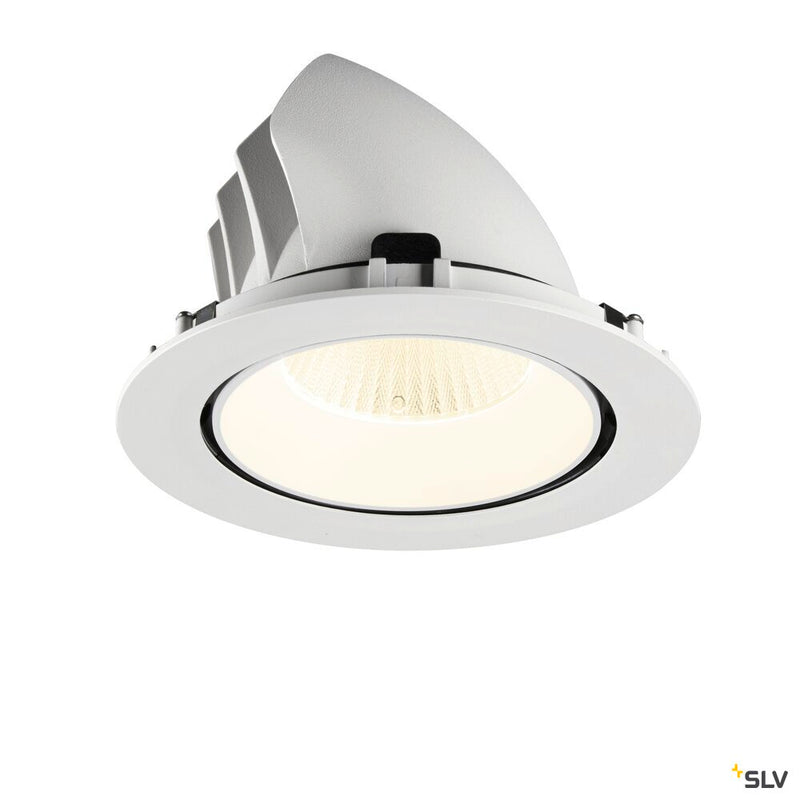 SLV 1009913 NUMINOS® GIMBLE XL, Recessed ceiling light, 4000 K, 40°, white