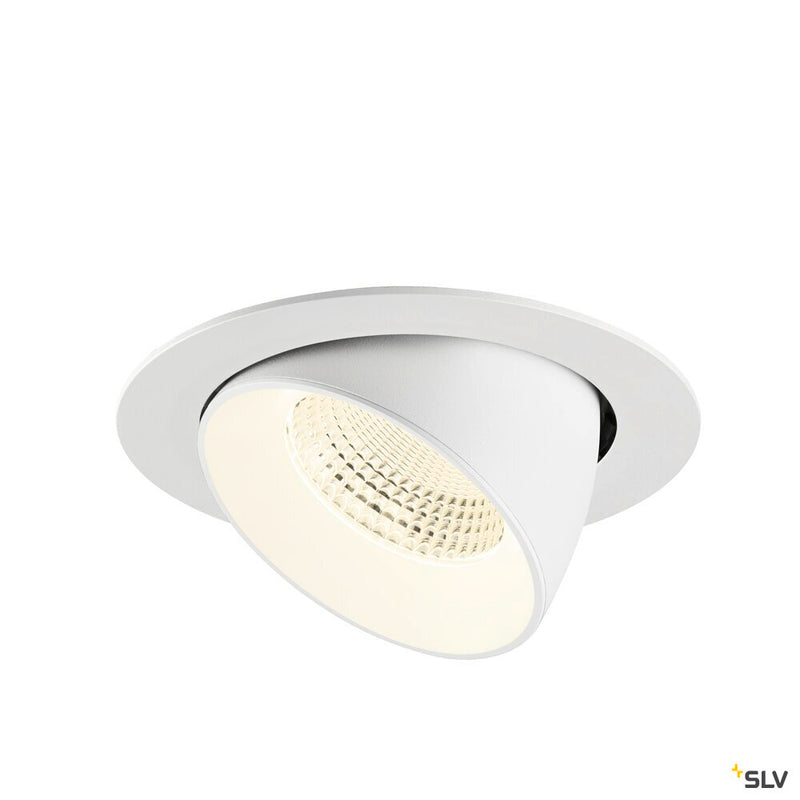 SLV 1009916 NUMINOS® GIMBLE XL, Recessed ceiling light, 4000 K, 55°, white