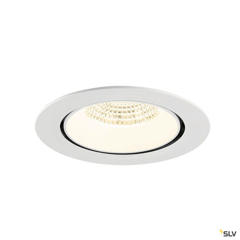 SLV 1009916 NUMINOS® GIMBLE XL, Recessed ceiling light, 4000 K, 55°, white
