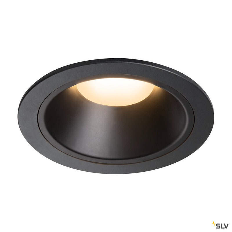 SLV 1009939 NUMINOS® XL, Recessed ceiling light, 3000 K, 40°, IP20, round, black