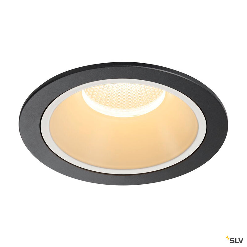 SLV 1009943 NUMINOS® XL, Recessed ceiling light, 3000 K, 55°, IP20, round, black / white