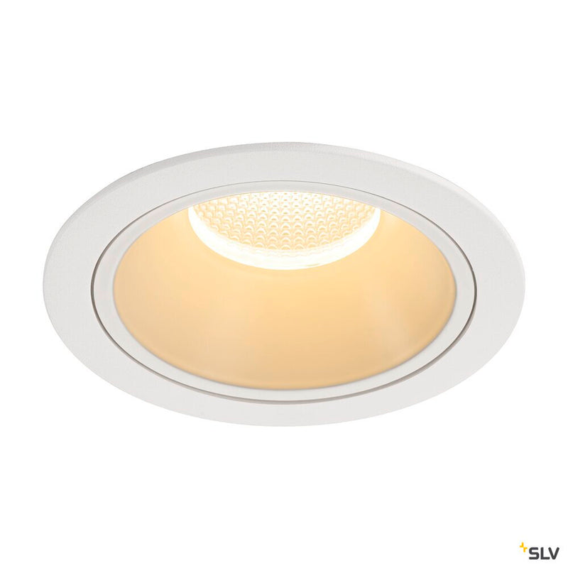 SLV 1009946 NUMINOS® XL, Recessed ceiling light, 3000 K, 20°, IP20, round, white