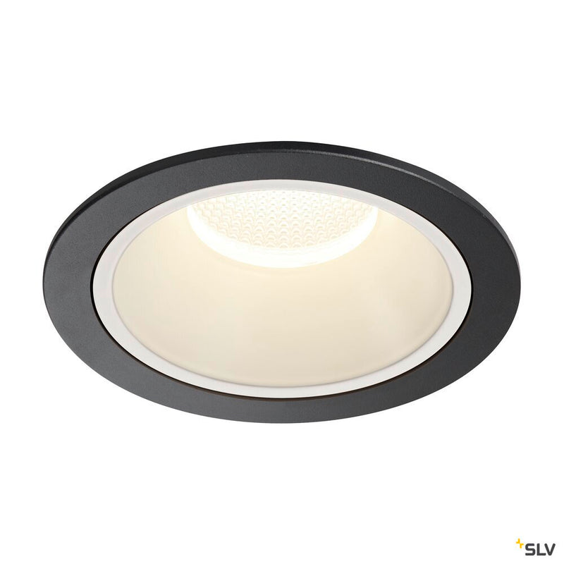 SLV 1009955 NUMINOS® XL, Recessed ceiling light, 4000 K, 20°, IP20, round, black / white