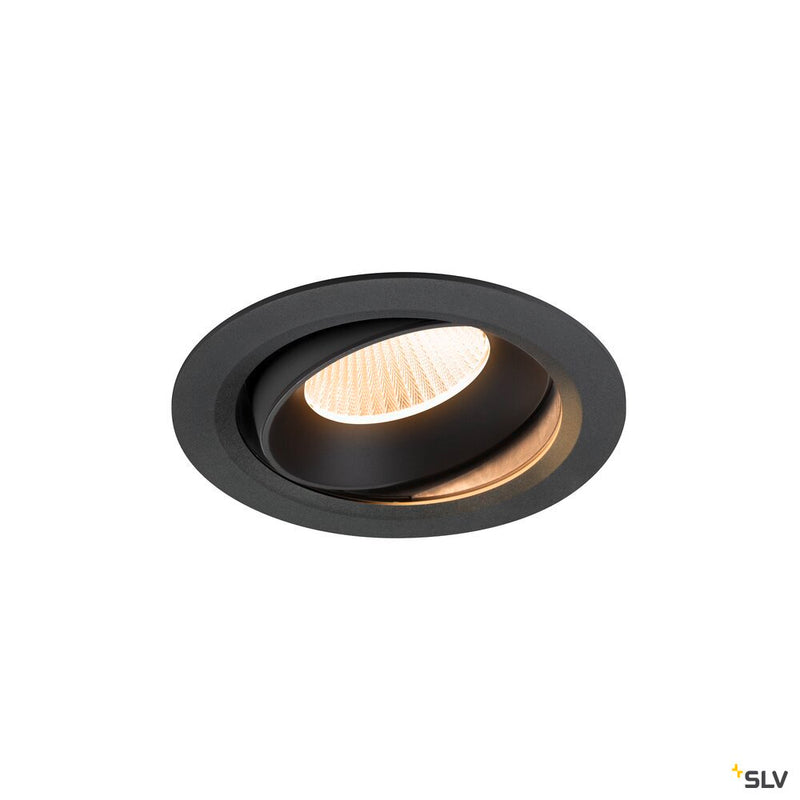 SLV 1009975 NUMINOS® MOVE XL, Recessed ceiling light, 2700 K, 40°, IP20, round, black