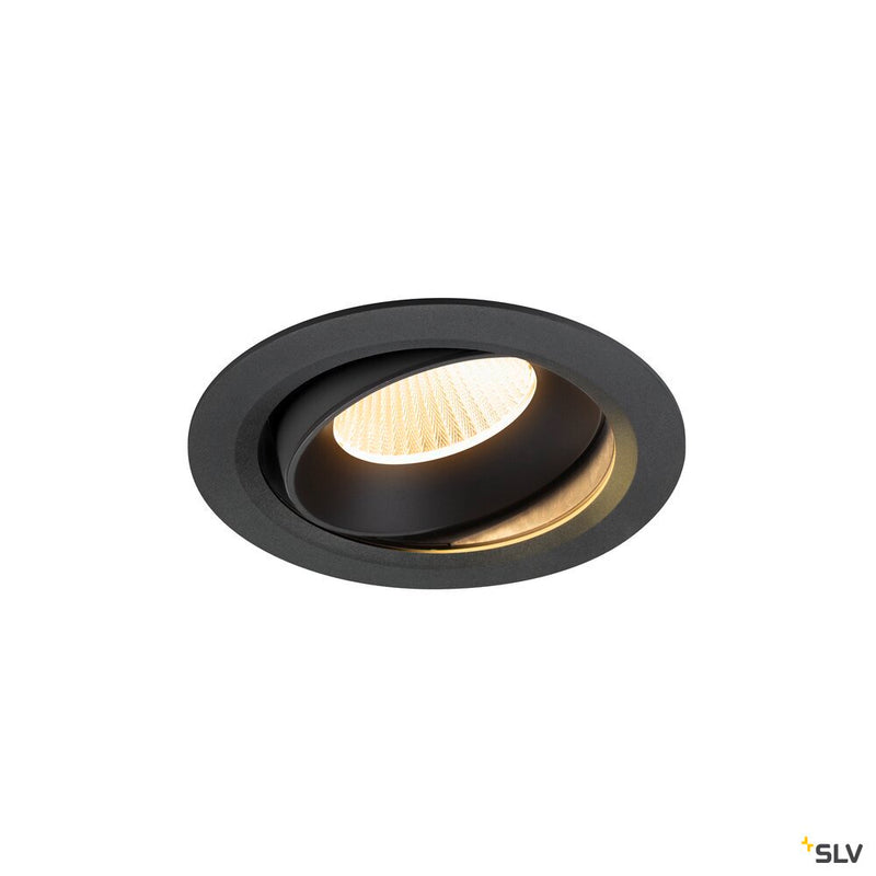 SLV 1009993 NUMINOS® MOVE XL, Recessed ceiling light, 3000 K, 40°, IP20, round, black