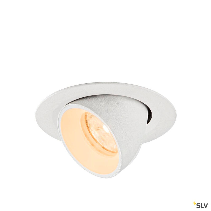 SLV 1010036 NUMINOS® GIMBLE XS, Recessed ceiling light, 2700 K, 20°, IP20, round, white