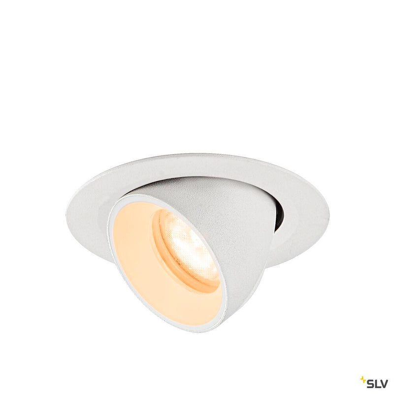 SLV 1010042 NUMINOS® GIMBLE XS, Recessed ceiling light, 2700 K, 55°, IP20, round, white