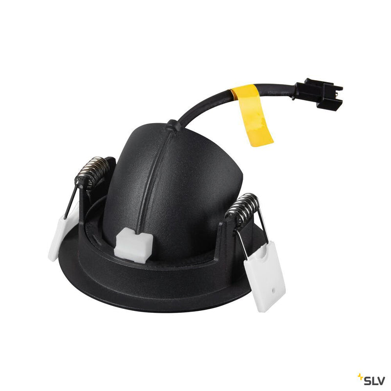 SLV 1010045 NUMINOS® GIMBLE XS, Recessed ceiling light, 3000 K, 20°, IP20, round, black / white