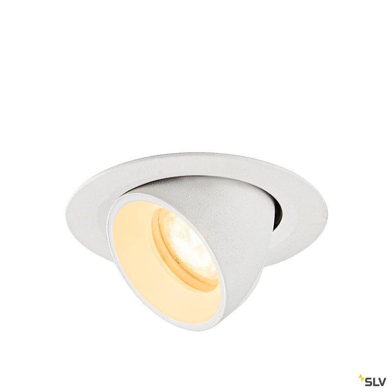 SLV 1010060 NUMINOS® GIMBLE XS, Recessed ceiling light, 3000 K, 55°, IP20, round, white