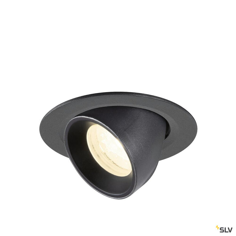 SLV 1010065 NUMINOS® GIMBLE XS, Recessed ceiling light, 4000 K, 40°, IP20, round, black