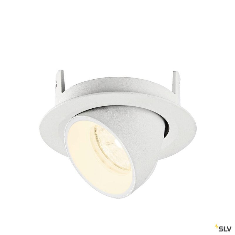 SLV 1010072 NUMINOS® GIMBLE XS, Recessed ceiling light, 4000 K, 20°, IP20, round, white