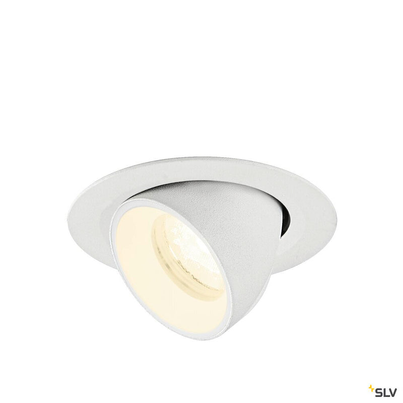 SLV 1010075 NUMINOS® GIMBLE XS, Recessed ceiling light, 4000 K, 40°, IP20, round, white