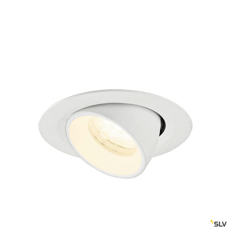 SLV 1010075 NUMINOS® GIMBLE XS, Recessed ceiling light, 4000 K, 40°, IP20, round, white