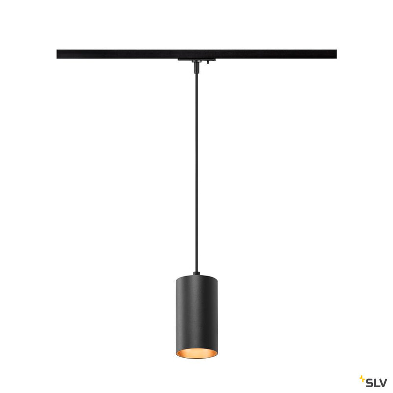 SLV 1010099 ASTO TUBE, 1~ pendant light, GU10, pendant length 250 cm, 1x max. 10 W, black