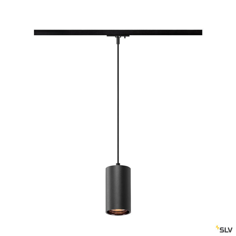 SLV 1010099 ASTO TUBE, 1~ pendant light, GU10, pendant length 250 cm, 1x max. 10 W, black