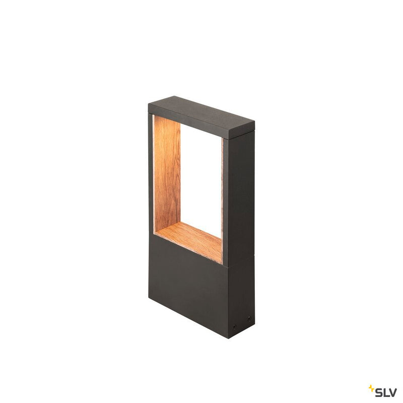 SLV 1010103 FLATT II 36, Free-standing lamp, PHASE, 2700 K, IP65, square, anthracite / brown