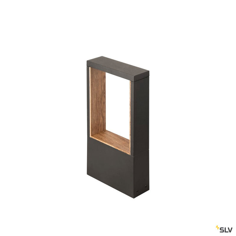 SLV 1010103 FLATT II 36, Free-standing lamp, PHASE, 2700 K, IP65, square, anthracite / brown