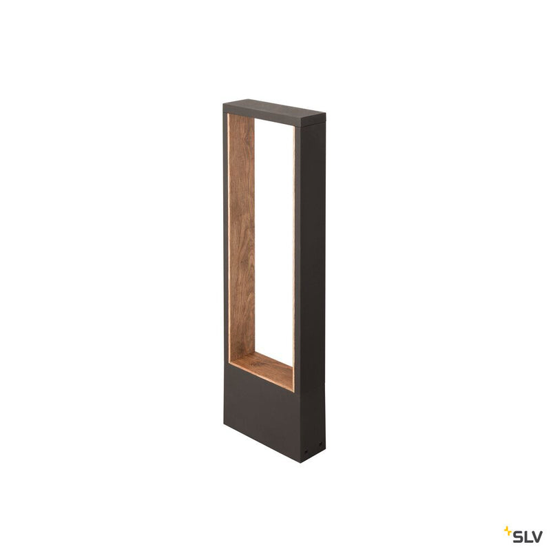SLV 1010105 FLATT II 62, Free-standing lamp, PHASE, 2700 K, IP65, square, anthracite / brown