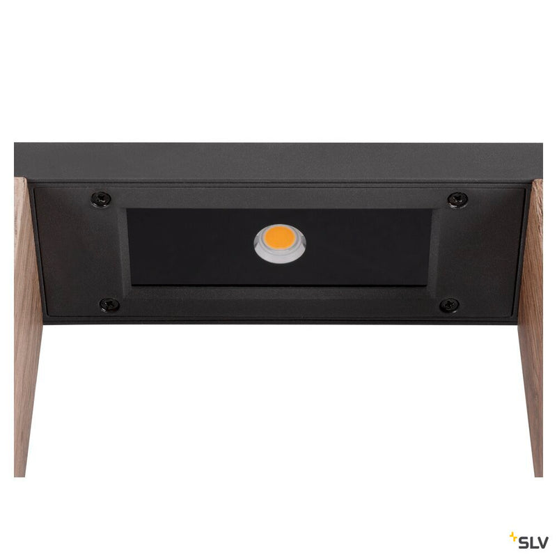 SLV 1010105 FLATT II 62, Free-standing lamp, PHASE, 2700 K, IP65, square, anthracite / brown