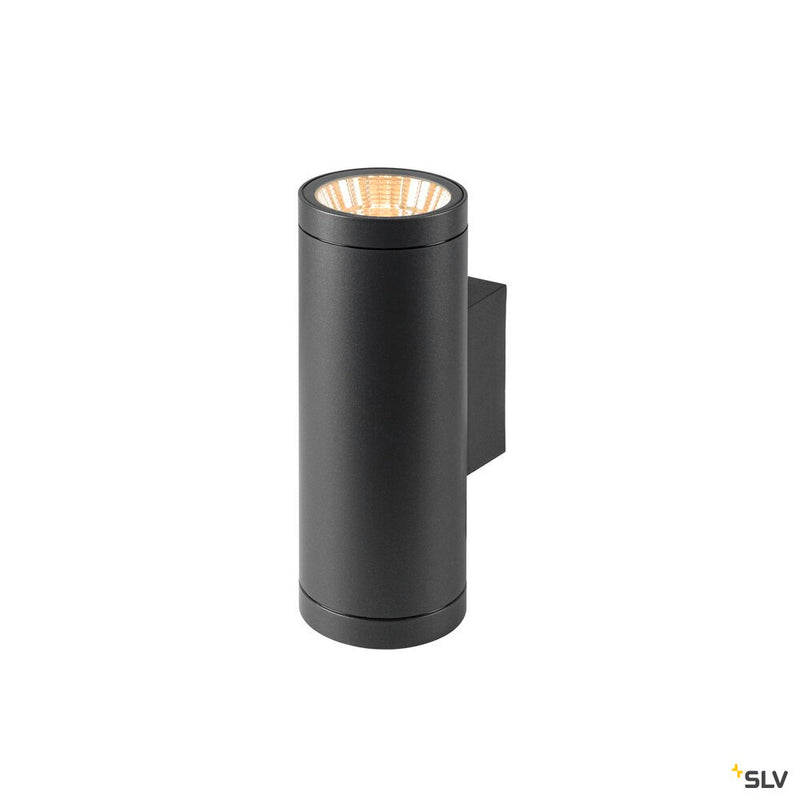 SLV 1010175 HELIA PRO L, Wall-mounted light, up/down, DALI, P2, 2700 K, 30W, Touch, 24°, anthracite
