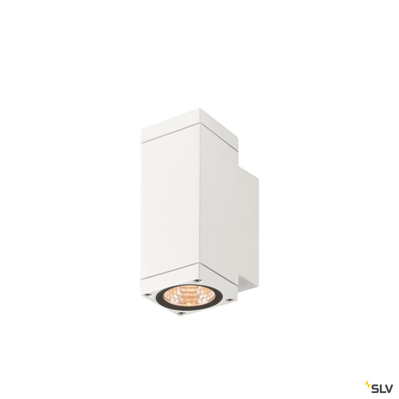 SLV 1010180 THEO PRO S, Wall-mounted light, up/down, DALI, P1, rectangular, 2700 K, 6W, 24°, white