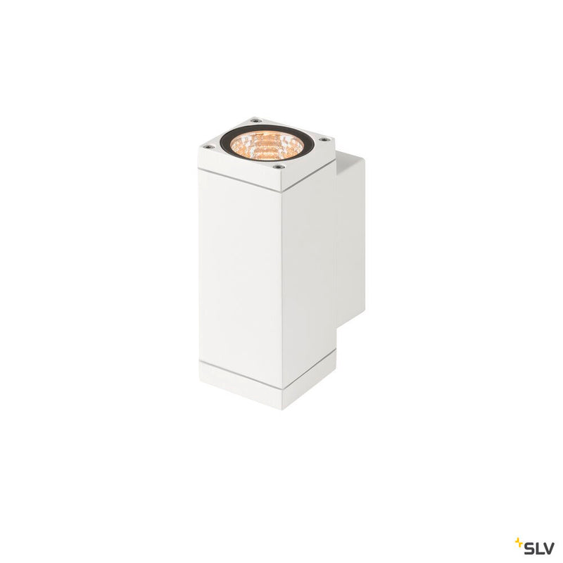 SLV 1010180 THEO PRO S, Wall-mounted light, up/down, DALI, P1, rectangular, 2700 K, 6W, 24°, white