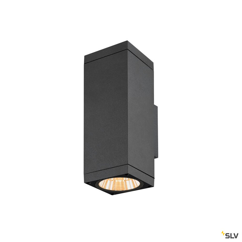 SLV 1010185 THEO PRO L, Wall-mounted light, single, DALI, P1, rectangular, 2700 K, 10W, 24°, anthracite