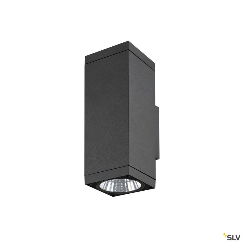 SLV 1010185 THEO PRO L, Wall-mounted light, single, DALI, P1, rectangular, 2700 K, 10W, 24°, anthracite