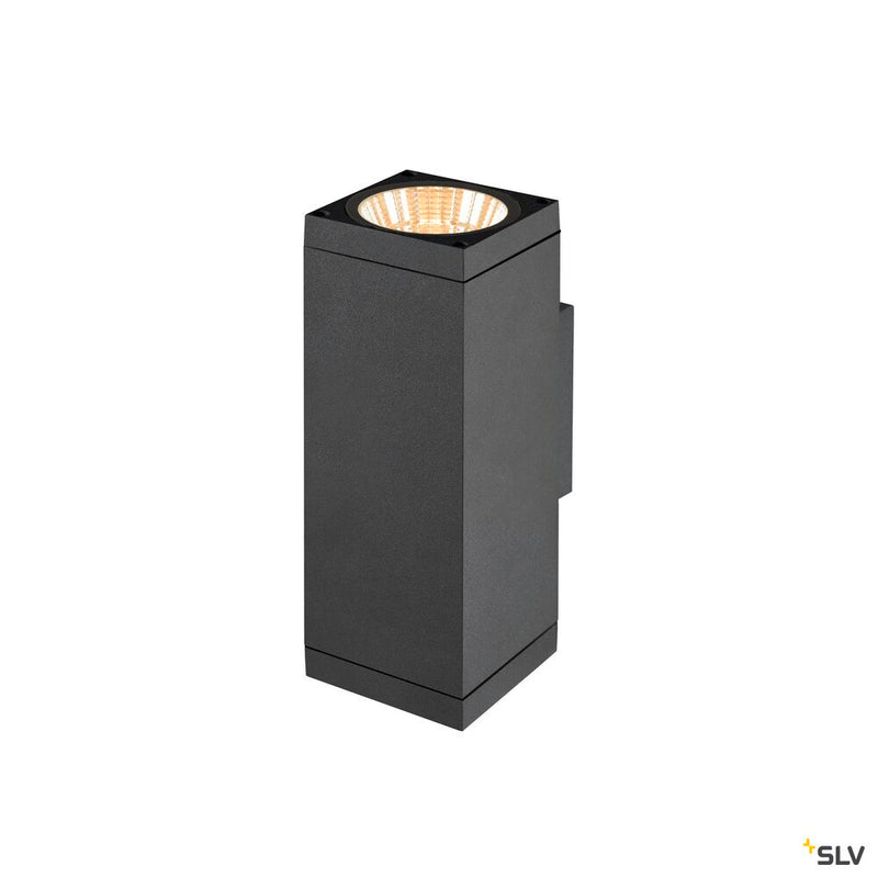 SLV 1010191 THEO PRO L, Wall-mounted light, up/down, DALI, P2, 2700 K, 30W, Touch, 24°, anthracite