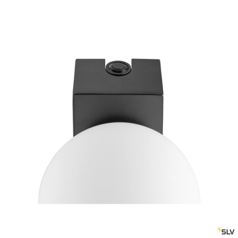 SLV 1010194 SUN Mirror, Wall-mounted light, triple, 2700/3000/4000 K, TOUCH button, 13W, IP44, black