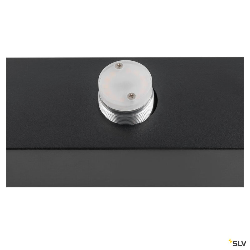 SLV 1010194 SUN Mirror, Wall-mounted light, triple, 2700/3000/4000 K, TOUCH button, 13W, IP44, black