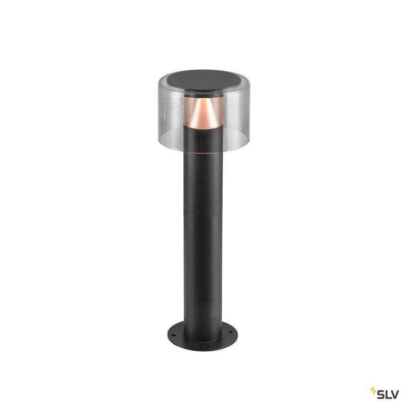 SLV 1010197 TAHA II 45, Free-standing lamp, PHASE, 2200/2700 K, IP65, cylindrical, black