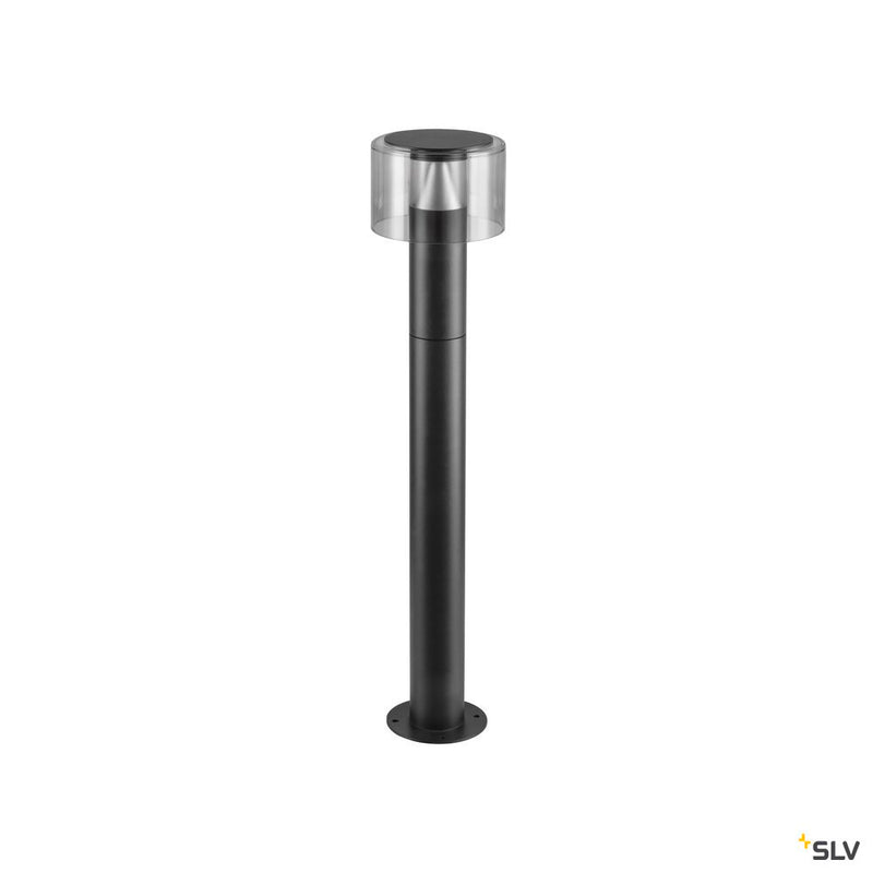 SLV 1010198 TAHA II 70, Free-standing lamp, PHASE, 2200/2700 K, IP65, cylindrical, black