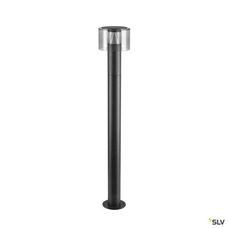 SLV 1010199 TAHA II 90, Free-standing lamp, PHASE, 2200/2700 K, IP65, cylindrical, black