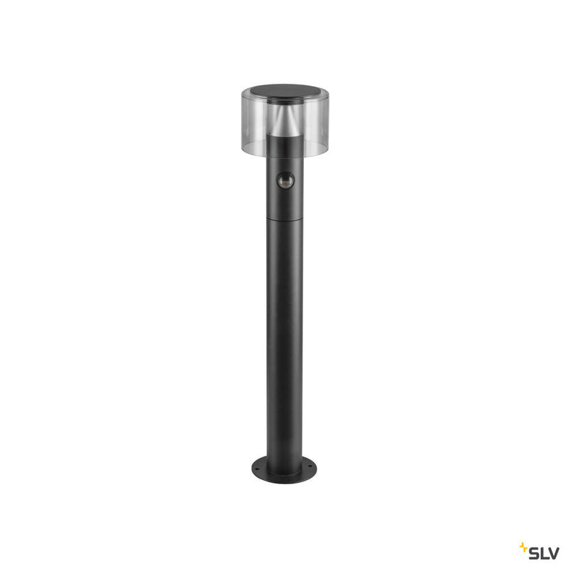 SLV 1010200 TAHA II 70, Free-standing lamp, SENSOR, 2200/2700 K, IP54, cylindrical, black