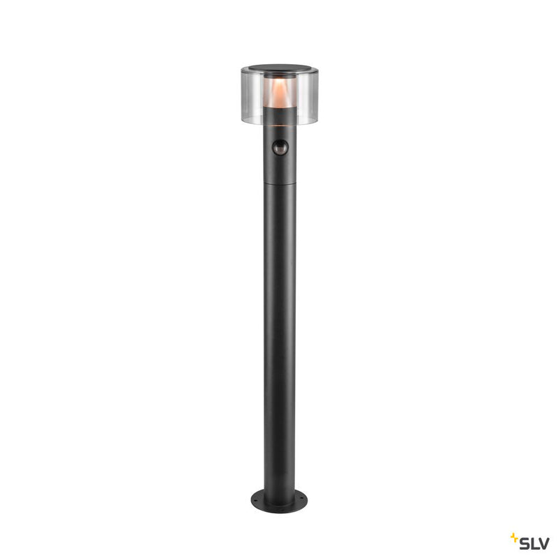 SLV 1010201 TAHA II 90, Free-standing lamp, SENSOR, 2200/2700 K, IP54, cylindrical, black