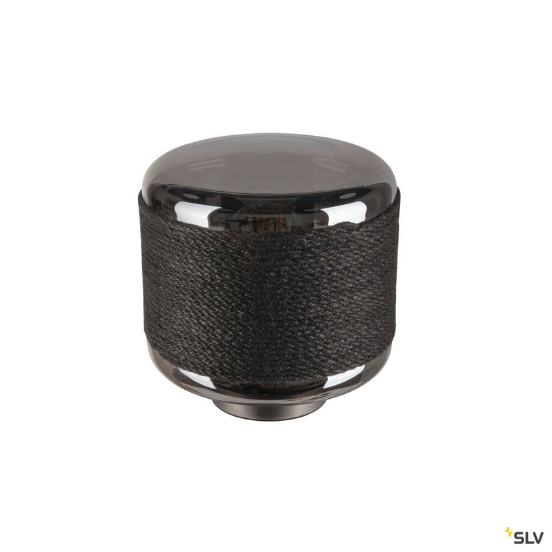 SLV 1010209 PANTILO ROPE 19, Table lamp, E27, cylindrical, 1 x max. 15 W, silver