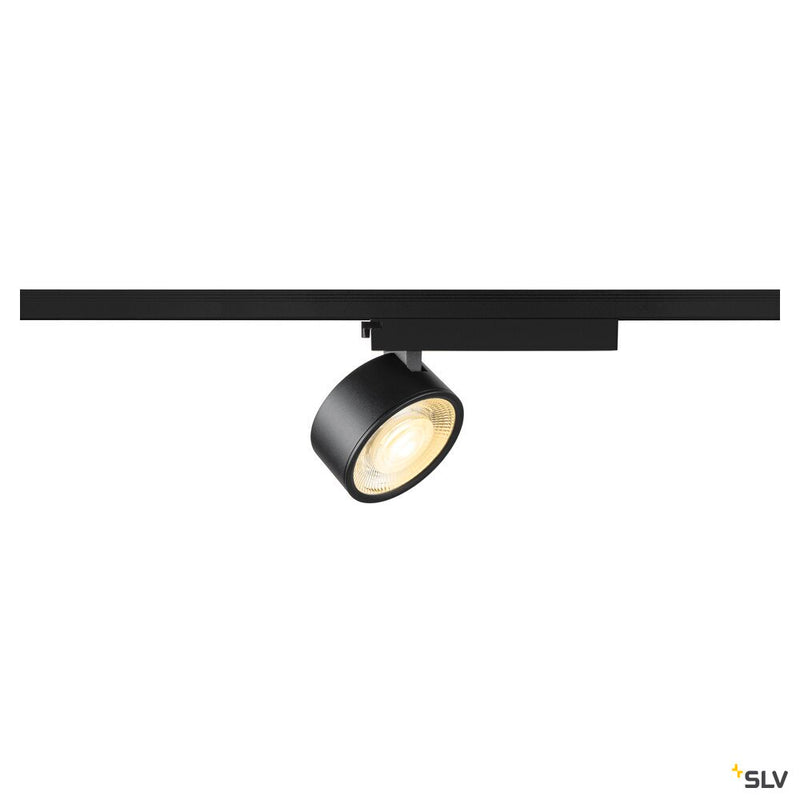 SLV 1010226 KALU 2.0, 1~ spot, PHASE, cylindrical, 3000 K, 10W, 36°, black