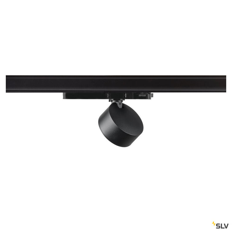 SLV 1010234 KALU 2.0, 3~ spot, PHASE, cylindrical, 2700 K, 10W, 36°, black