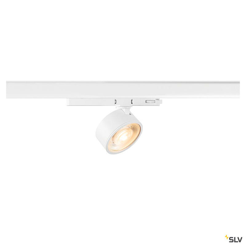 SLV 1010236 KALU 2.0, 3~ spot, PHASE, cylindrical, 2700 K, 10W, 36°, white