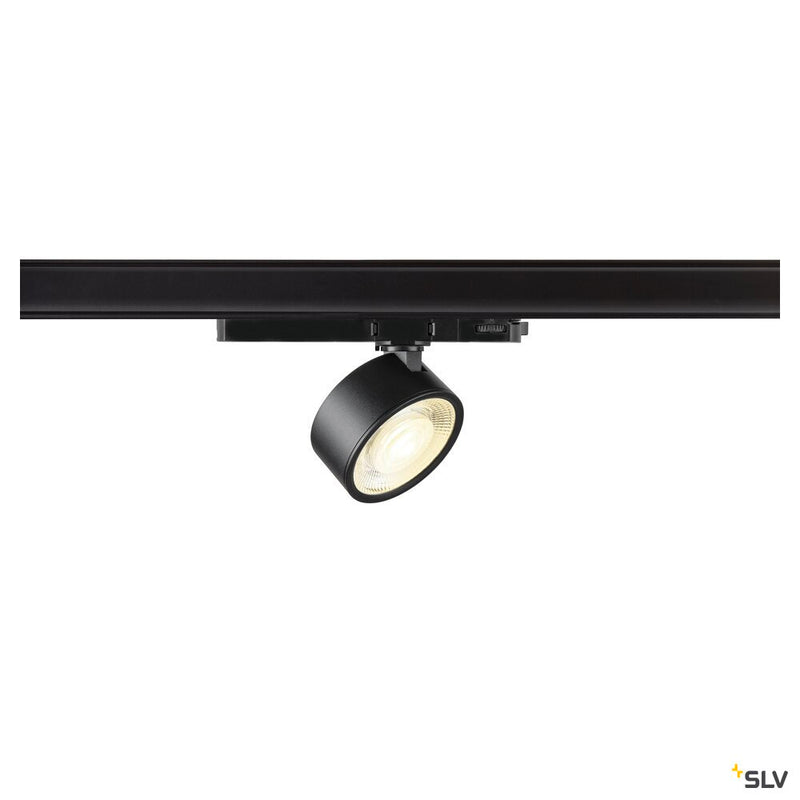 SLV 1010246 KALU 2.0, 1~ spot, PHASE, cylindrical, 4000 K, 10W, 36°, black