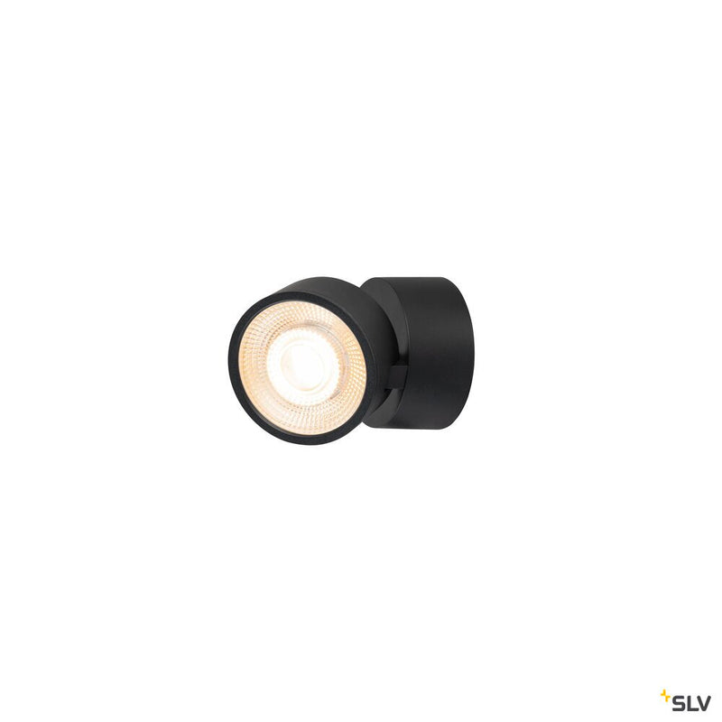 SLV 1010258 KALU 2.0, Wall and ceiling-mounted light, PHASE, 2700 K, 10W, 36°, black