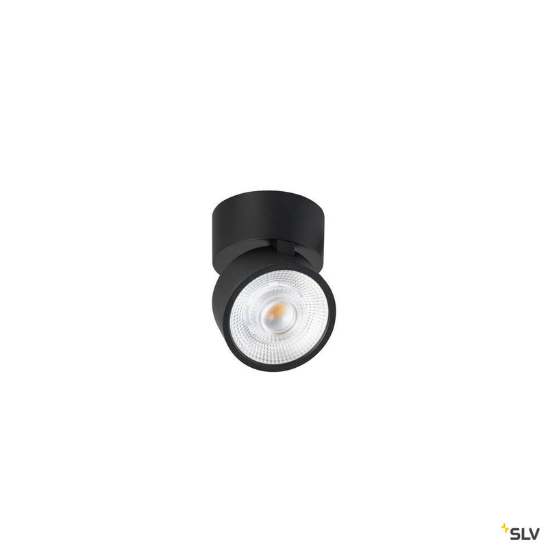 SLV 1010261 KALU 2.0, Wall and ceiling-mounted light, PHASE, 3000 K, 10W, 36°, black