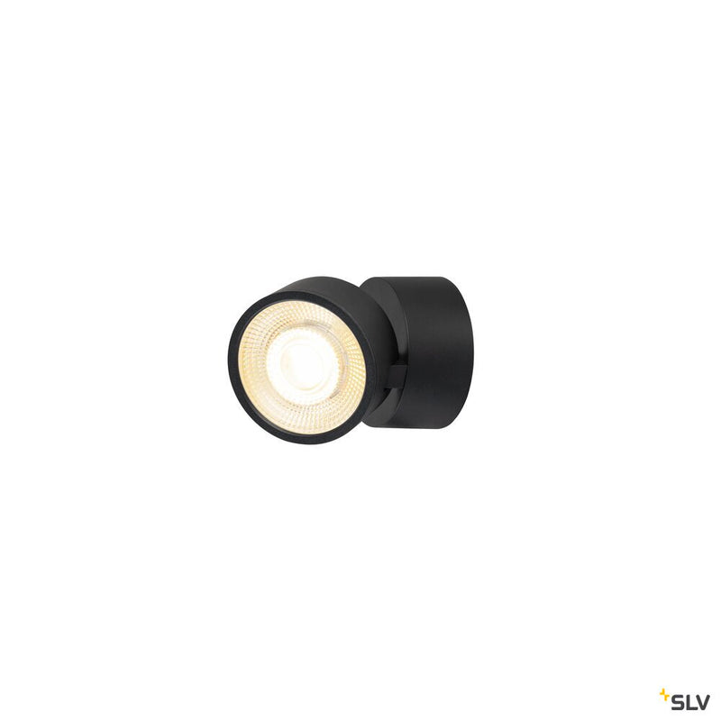 SLV 1010261 KALU 2.0, Wall and ceiling-mounted light, PHASE, 3000 K, 10W, 36°, black
