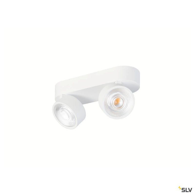 SLV 1010266 KALU 2.0, surface-mounted wall and ceiling light, PHASE, 2700 K, 19W, 36°, white