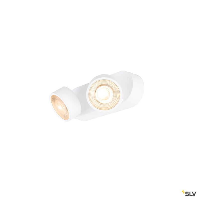 SLV 1010266 KALU 2.0, surface-mounted wall and ceiling light, PHASE, 2700 K, 19W, 36°, white