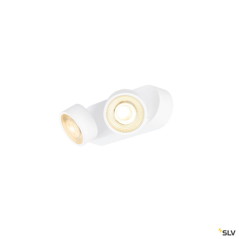 SLV 1010269 KALU 2.0, Wall and ceiling-mounted light, PHASE, 3000 K, 19W, 36°, white